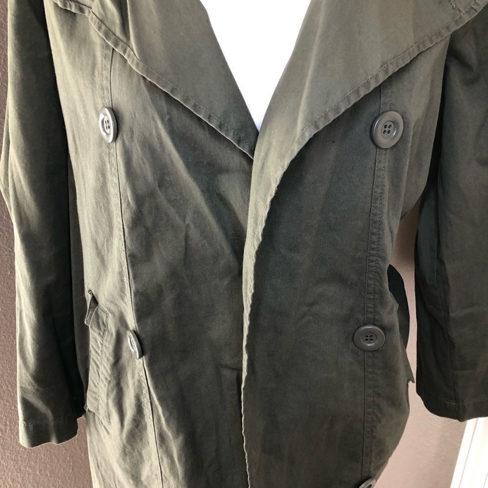 Color Thread army green utility jacket - Picture 2 of 6